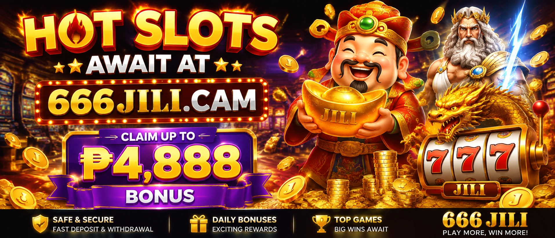666JILI slot route banner 1
